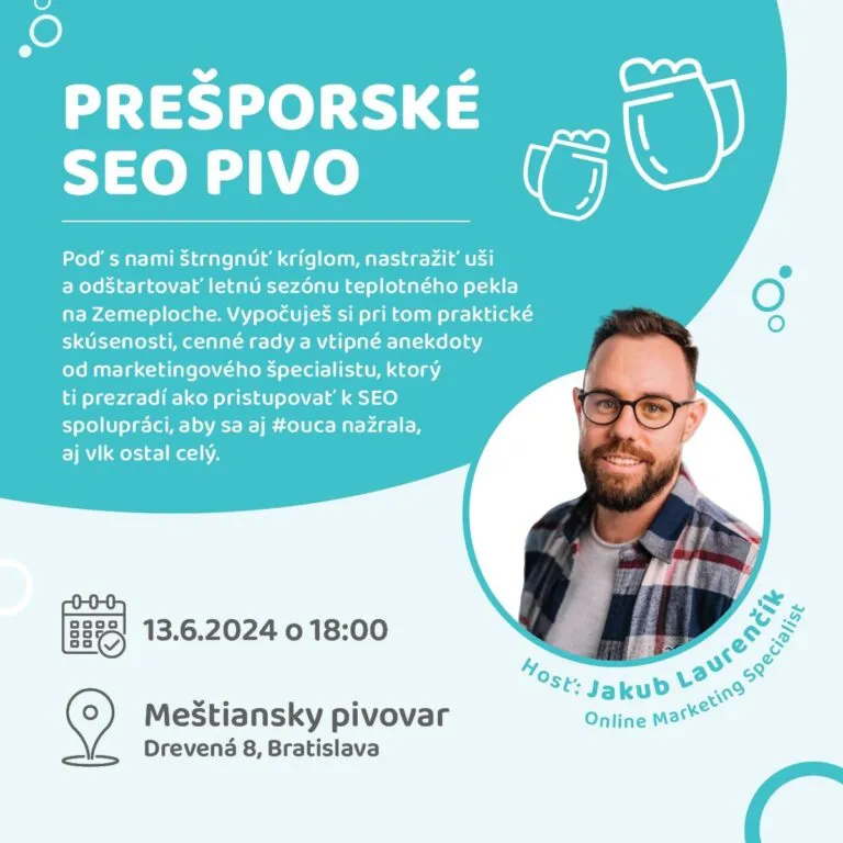 SEO pivo prednáška